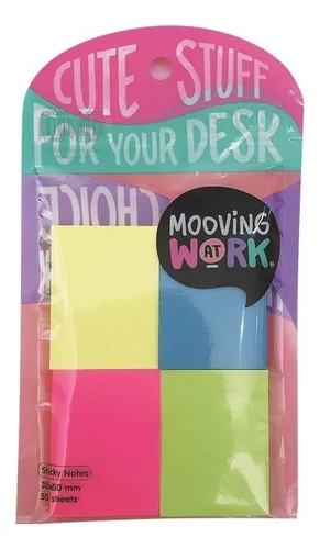 Notas Adhesivas Mooving 38X50mm X 200 Hojas