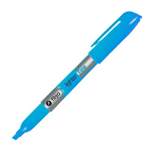 Resaltador Filgo Lighter Fine Color AZUL x Unidad