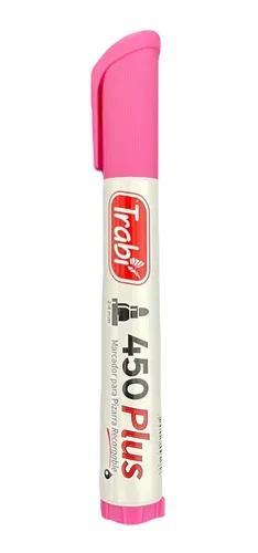 Marcador Para Pizarra Recargable Trabi 450 Plus Rosa x Unidad