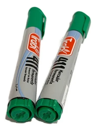 Marcador Permanente Trabi 411 VERDE x Unidad