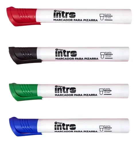 Kit Marcador Pizarra INTRO x4