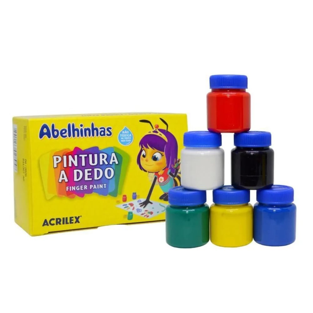 Pintura para Dedos x6 Acrilex