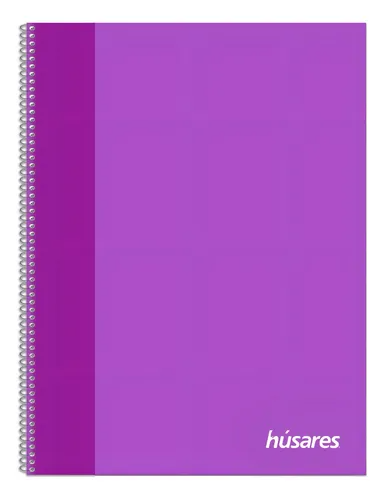 Cuaderno Universitario Husares Con Espiral 80 Hojas A4 Rayado