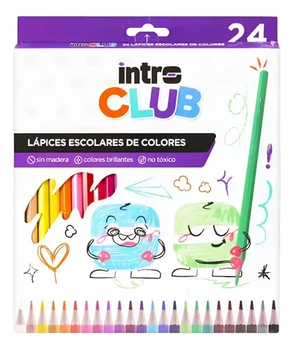 Lapices Colores Intro Club x24
