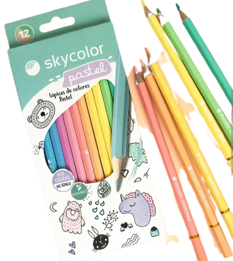Lapices PASTEL Skycolor x12