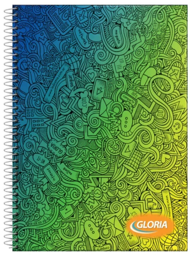 Cuaderno Gloria Cuadriculado Tapa dura x100hojas