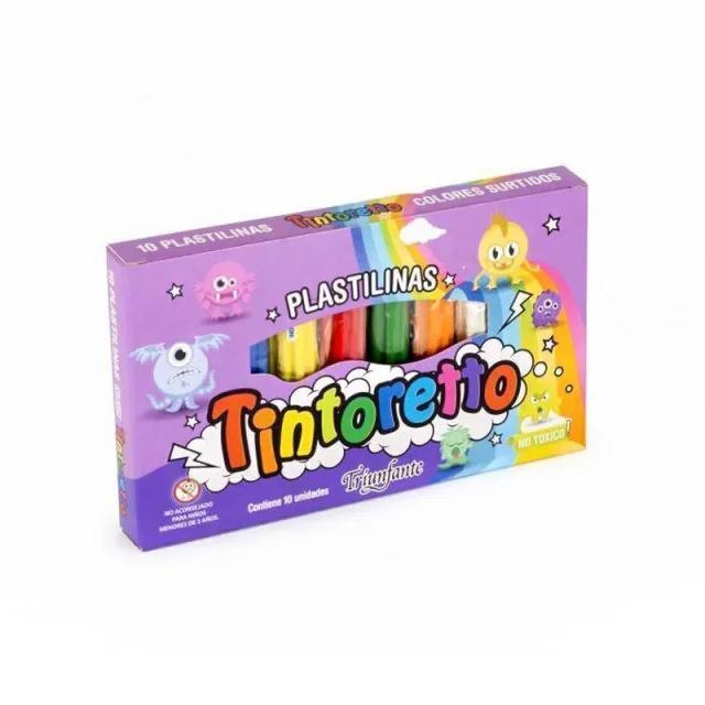 Plastilina Tintoretto Plastilina En Caja X 10 Colores