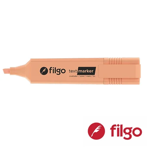 Resaltador Filgo Text Marker Pastel NARANJA