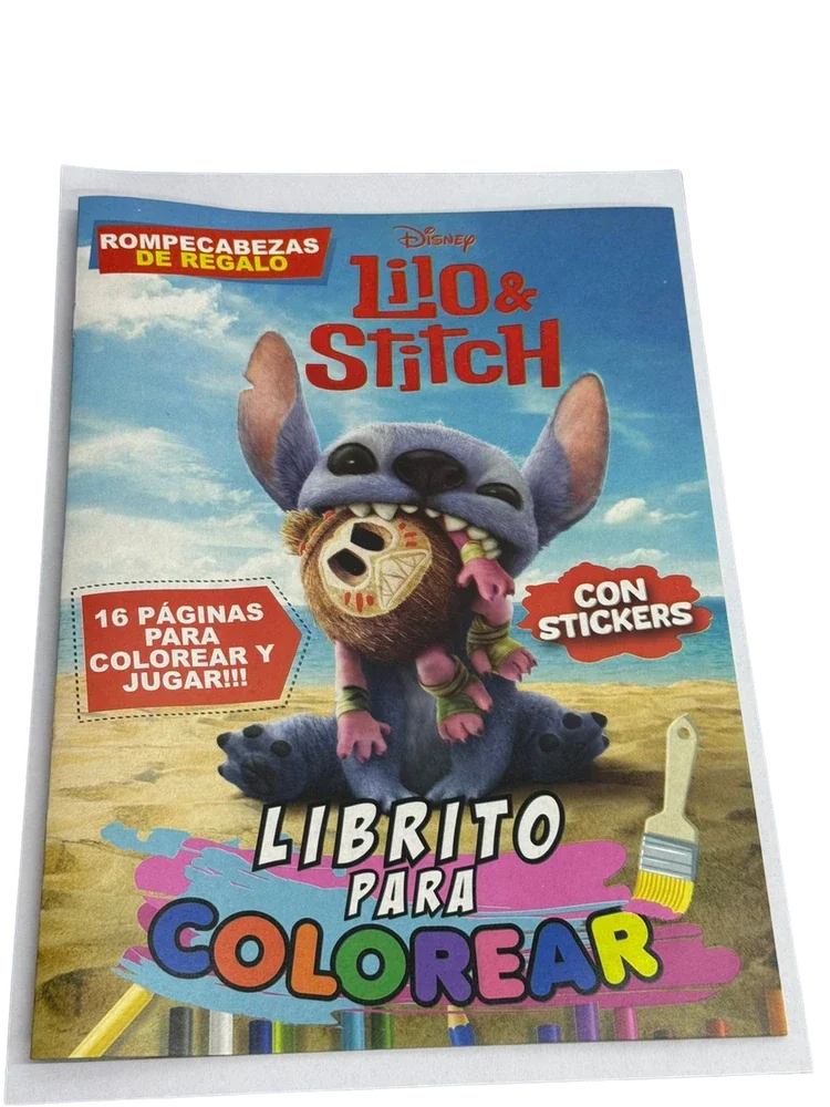 Librito Para Colorear 16 pag A4 Varios Personajes