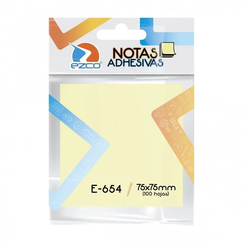 Notas Adhesivas Ezco 75 X 75 x100hojas