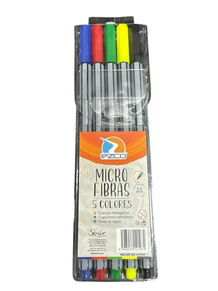 Microfibras Ezco x 5 Colores