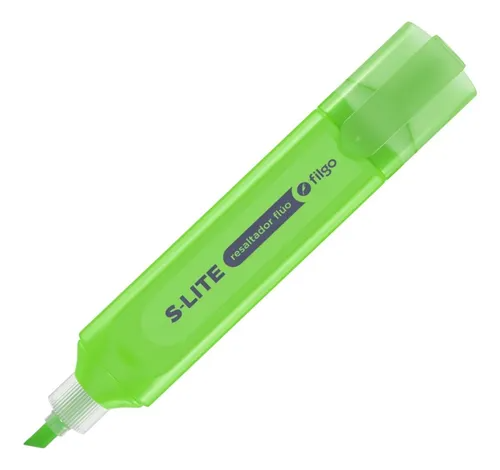 Resaltador Filgo S-lite Fluo VERDE x Unidad