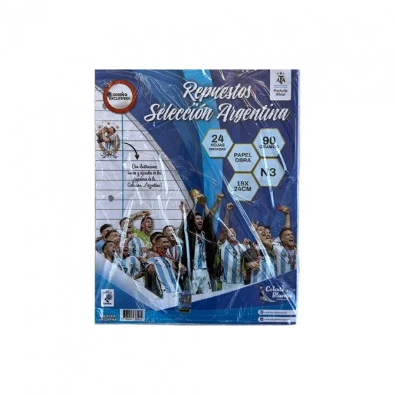 Repuesto Seleccion Arg Cuadri x24