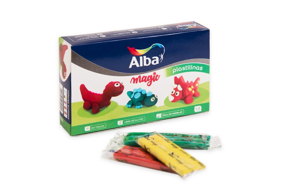 Plastilinas Alba Magic x24 Colores