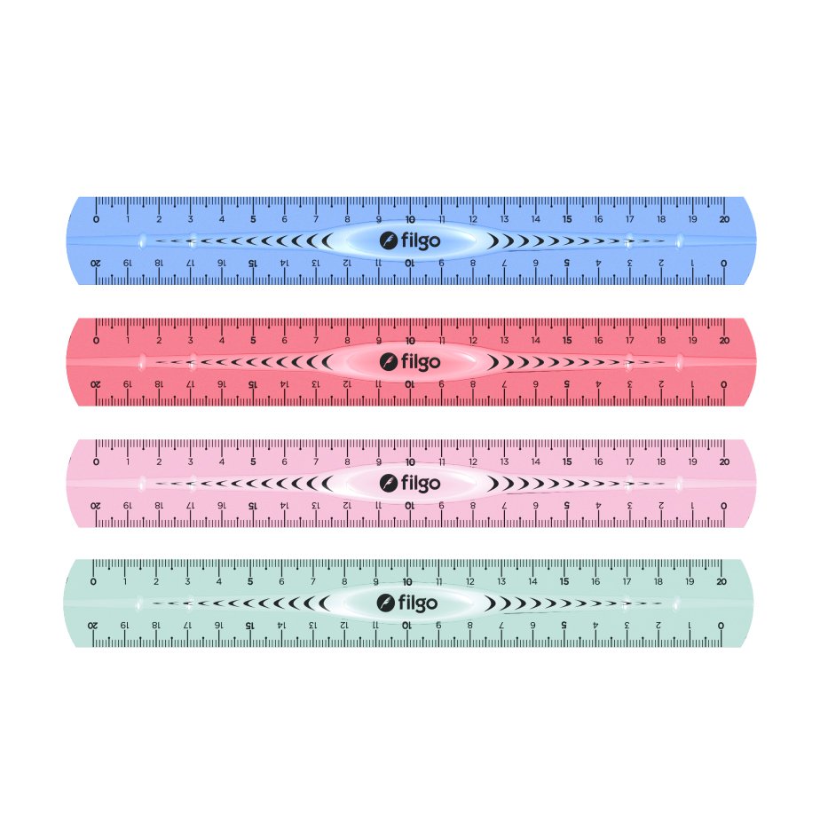 Regla Flexible Filgo 20cm X Unidad