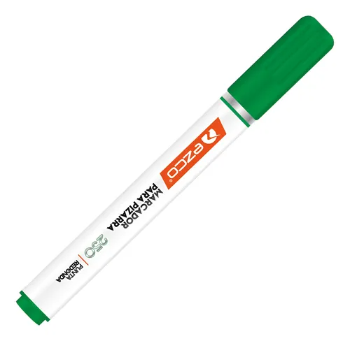 Marcador Para Pizarra Recargable Ezco 220 Verde x Unidad