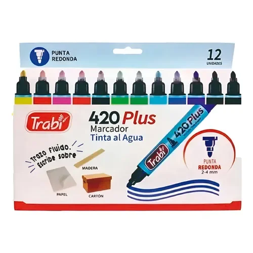 Marcadores Trabi al Agua x12