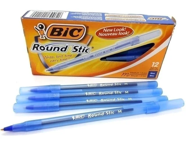 Lapiceras Bic Round AZUL X12