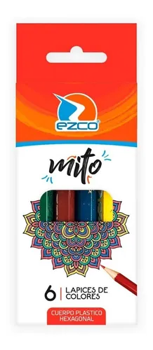 Lapices Escolares Ezco Cortos x6