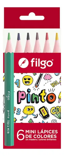 Lapices Escolares Filgo Cortos x6