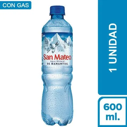 SAN MATEO CON GAS 600ML