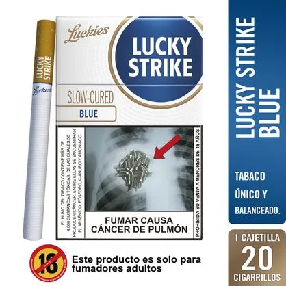 CIGARRO LUCKY AZUL X20UNIDADES