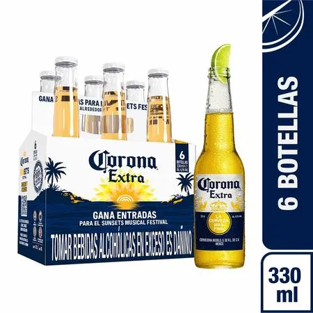 CORONA SIX PAC 355ML