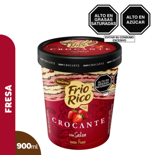 HELADO FRIO RICO FRESA 1 LITRO