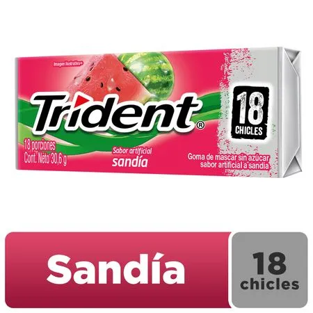 TRIDENT X18PASTILLAS