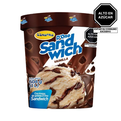 HELADO SANDWICH DE 1 LITRO