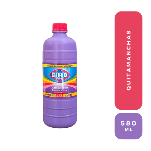 LEJIA CLOROX ROPA DE COLOR GRANDE 580 ML