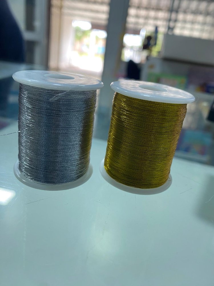 Hilo Dorado o Plateado x mt