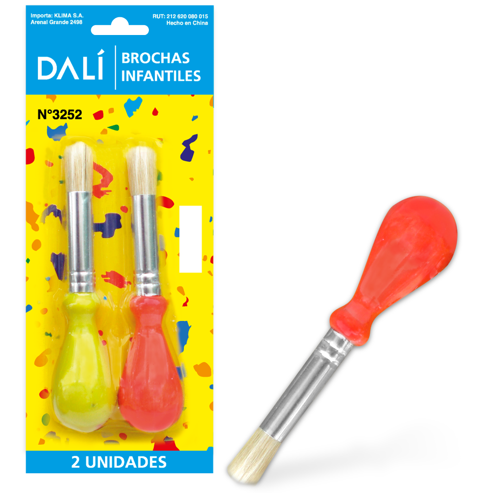 Brocha para niño x 2