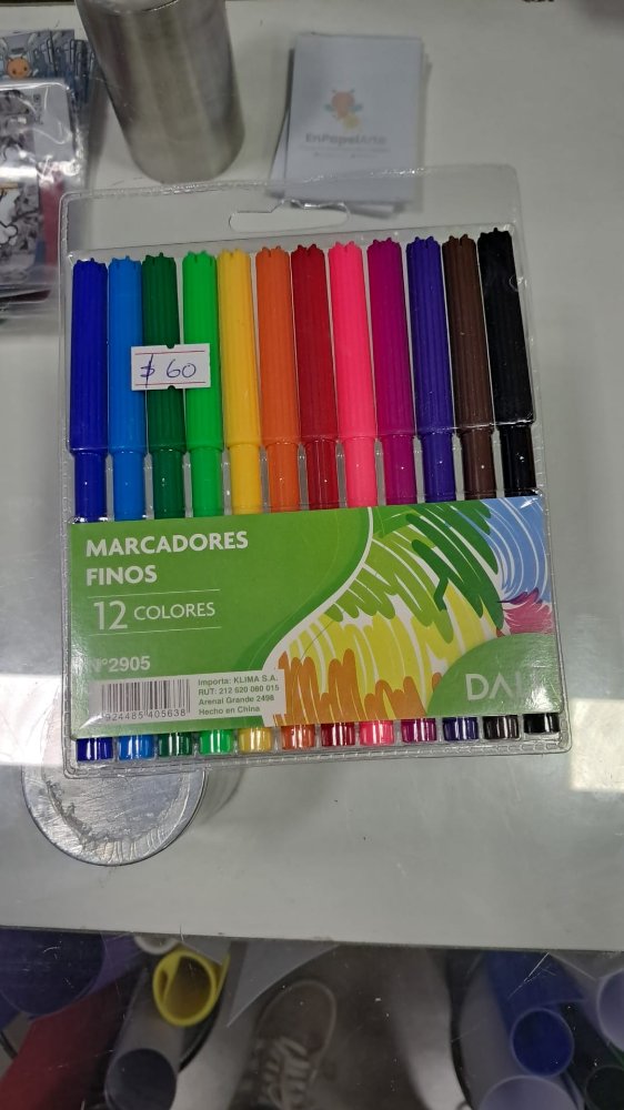 Marcadores finos Dali X 12