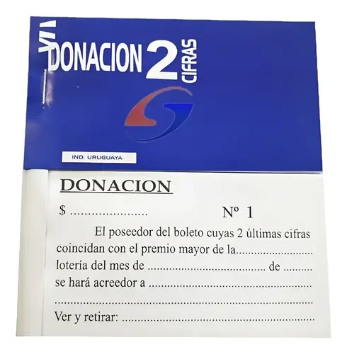 Bono donación 2 cifras