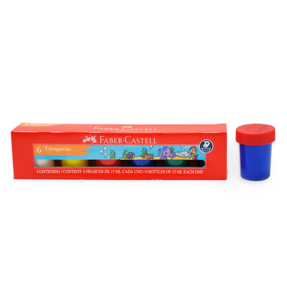 tempera Faber  x 6