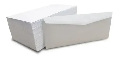 Sobre blanco oficio Paquete