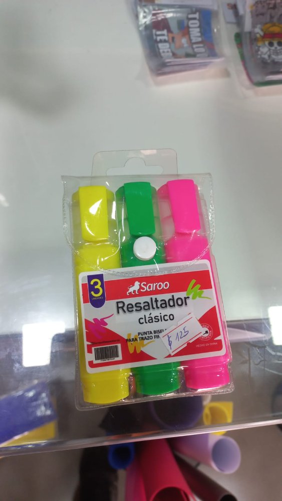 Resaltador Saroo paq x3