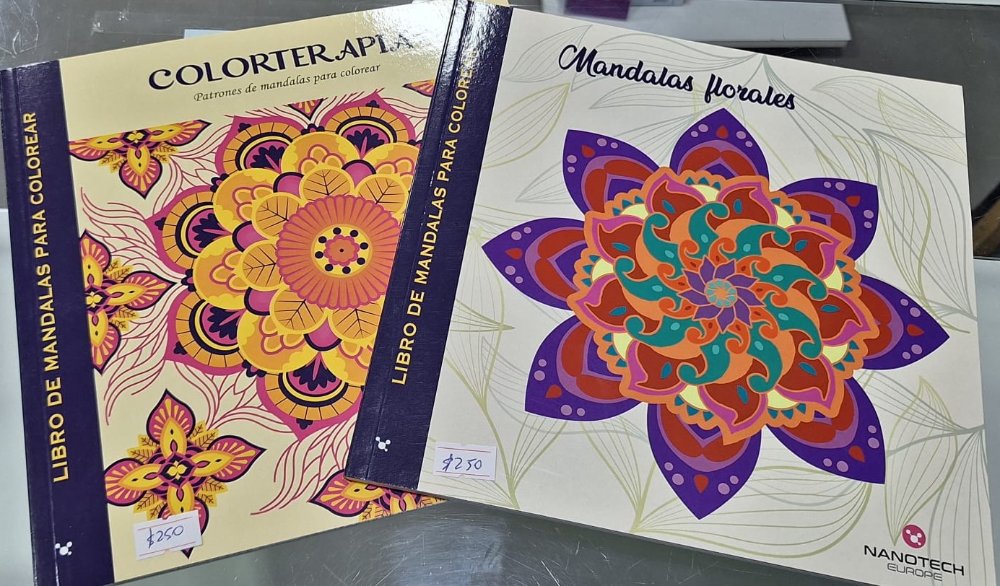 Libro mándalas florales Nanotech