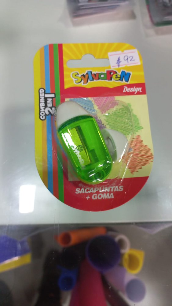 sacapuntas 2 en 1 sylvapen c/goma