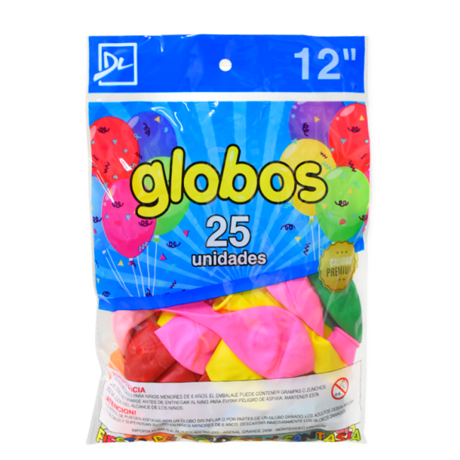 Globos 12" x 25