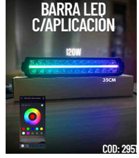 - Barra Led c/ aplicación 35cm 120W *2951