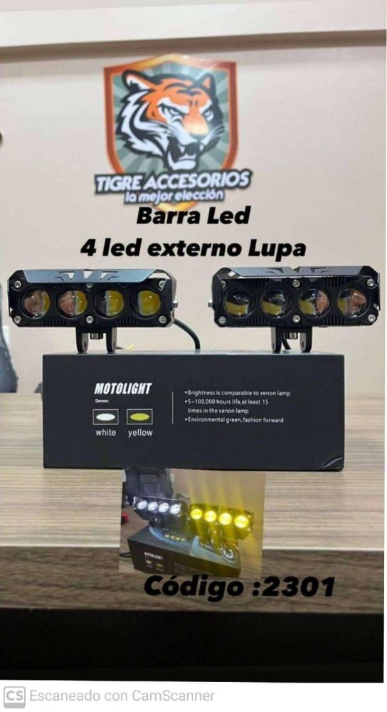 - Barra Led 4Led Externo Lupa *2301