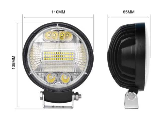 - BARRA LED REDONDO 48LED E027A ESPECIAL 144W *411