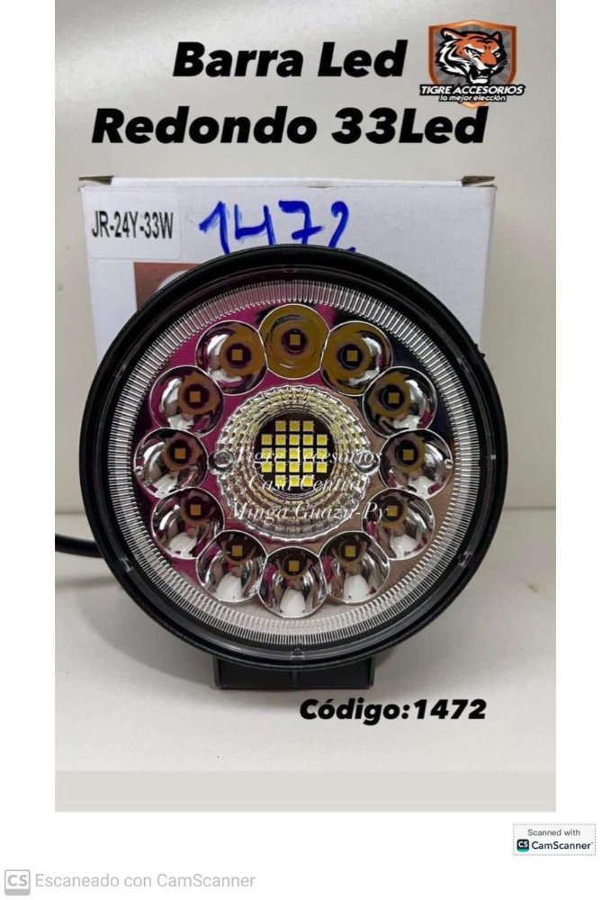 - Barra Led REDONDO 32Led *1472