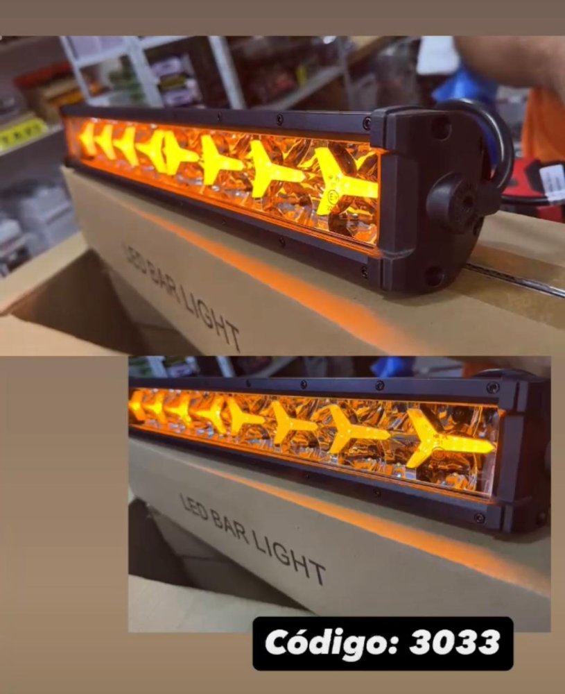- BARRA LED OSRAN E50160A 55CM RECTO CON LED 160W AMBAR *3033