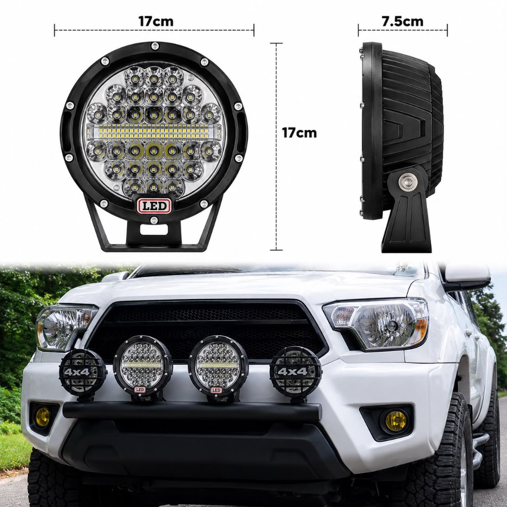 - Barra led LL275A 80 Led tipo Reflector 7” (Par) *3342