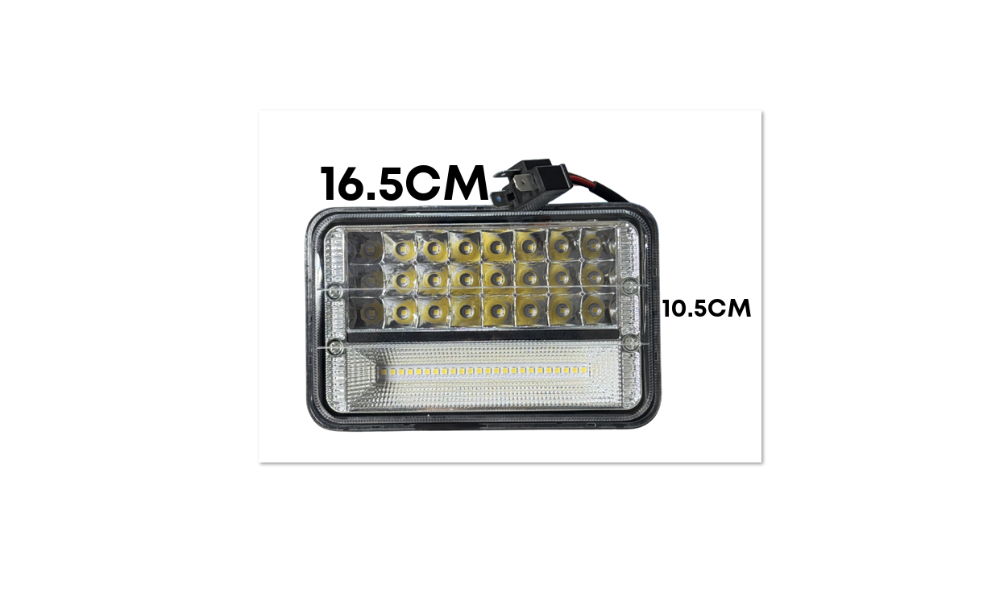 - BARRA  ALTA-BAJA 12/24V 48 LED *3099  BB382 p/Camion