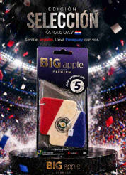 - Big Apple Perfume colgante Bandera Paraguay *2620