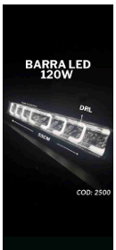 - Barra Led Osram de 120w - 55 cm/con DRL*2500
